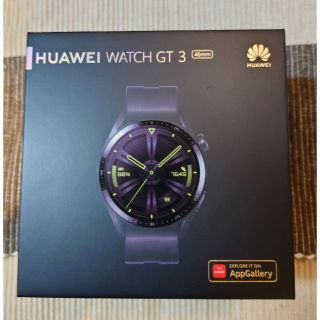 ファーウェイ(HUAWEI)のHUAWEI WATCH GT3 46mm ブラック(腕時計(デジタル))