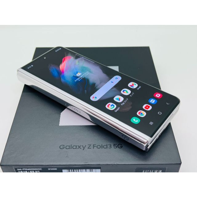 美品】Galaxy Z Fold3 5G ファントムシルバー 512GB | www 