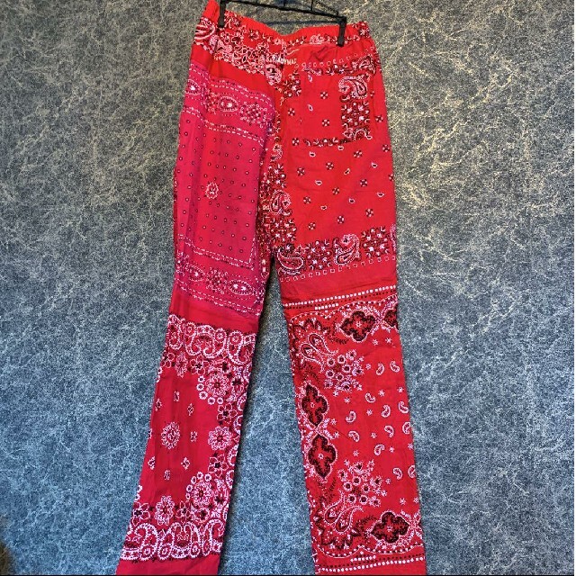 READYMADE - READYMADE BANDANA SLEEPING PANTS 2 REDの通販 by