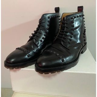 美品 VALENTINO ロックスタッズ ブーツ 41 VLTN