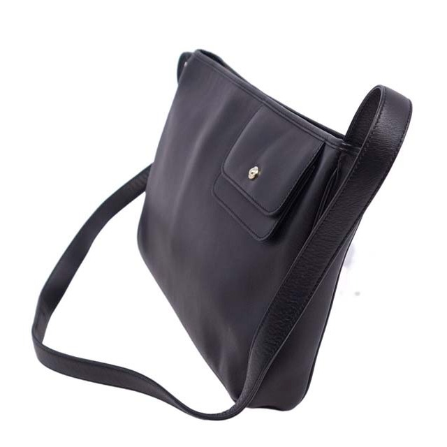 MORABITO(モラビト)のモラビト バッグ ショルダーバッグ 肩がけ カーフレザー 鞄 カバン ブラック レディースのバッグ(ショルダーバッグ)の商品写真