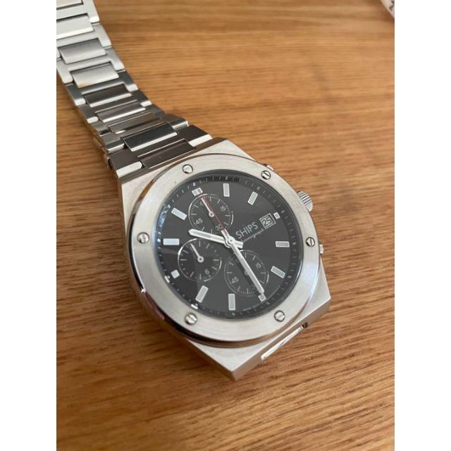 省スペース 洗える おしゃれ SHIPS 腕時計 メンズ CHRONOGRAPH
