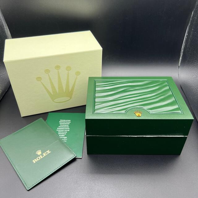 ★極美品★ロレックス　時計　箱　ボックス　メンズ　ROLEX BOX グリーン