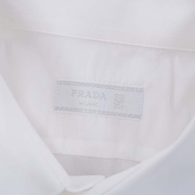 PRADA(プラダ)のプラダ シャツ コットン ポプリン ドレスシャツ メンズ 39(15 1/2) メンズのトップス(シャツ)の商品写真