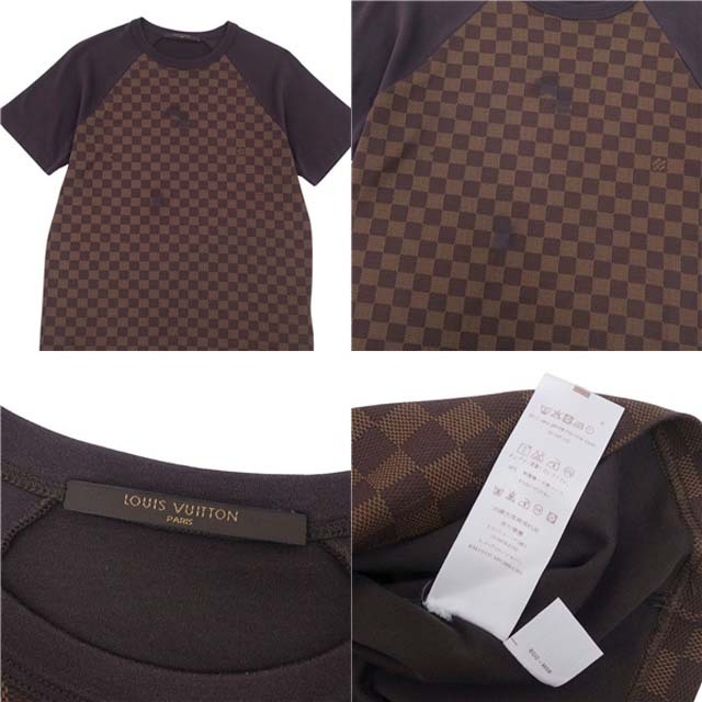 LOUIS VUITTON(ルイヴィトン)のルイヴィトン Tシャツ ダミエ 半袖 ショートスリーブ メンズ トップス XS メンズのトップス(Tシャツ/カットソー(半袖/袖なし))の商品写真