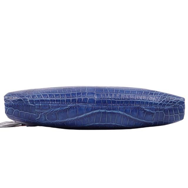 ペレリールッソ バッグ クロコダイル 2way ショルダーバッグ 鞄 ブルー