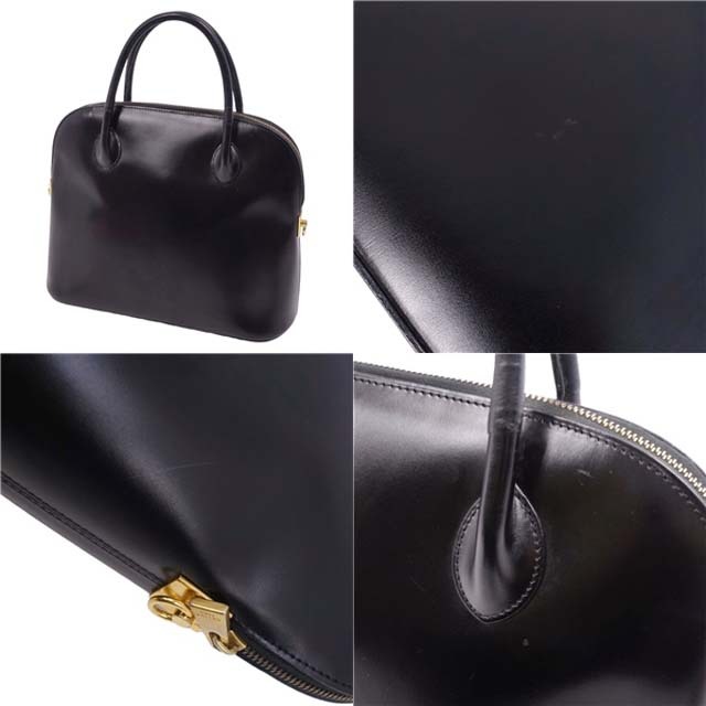 Vintage セリーヌ バッグ 2way ハンドバッグ レザー 鞄 ブラック 8
