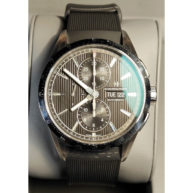 【別倉庫からの配送】 定価274000円 2020年購入 - Hamilton ブロードウェイ オートマチック クロノ 腕時計(アナログ)