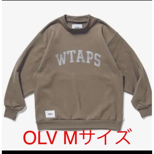 WTAPS 20AW COLLEGE MOCK NECK オリーブ L