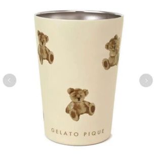 ジェラートピケ(gelato pique)のジェラピケ ベアモチーフ コンビニカップタンブラー 新品未使用(タンブラー)