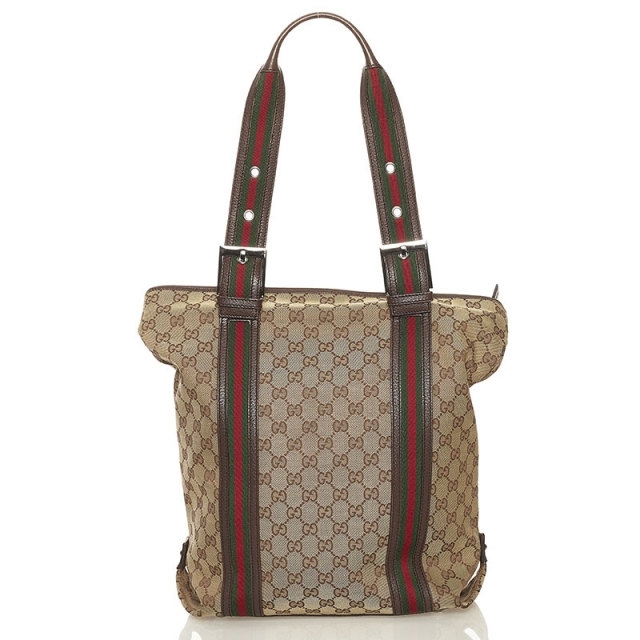 割引き】Gucci グッチ GGキャンバス シェリーライン トートバッグ 131186 キャンバス レディース GUCCI の通販 by  銀座パリス ラクマ店｜グッチならラクマトートバッグ