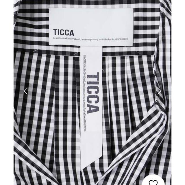 TICCA(ティッカ)のTICCA（ティッカ）　キーネック　ギンガムチェック　ワンピース　美品 レディースのワンピース(ロングワンピース/マキシワンピース)の商品写真