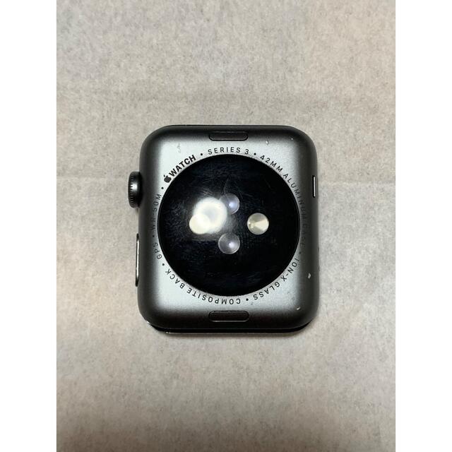 Apple Watch(アップルウォッチ)のApple Watch series 3 42mm aluminum case メンズの時計(腕時計(デジタル))の商品写真