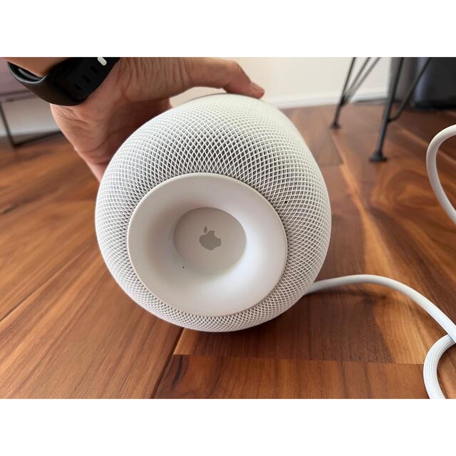 Apple(アップル)のApple HomePod ホワイト　動作確認済み スマホ/家電/カメラのオーディオ機器(スピーカー)の商品写真