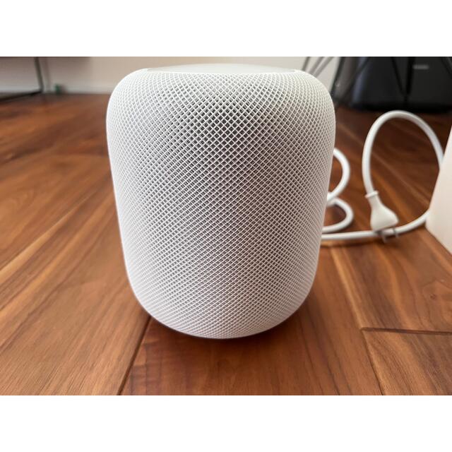 Apple(アップル)のApple HomePod ホワイト　動作確認済み スマホ/家電/カメラのオーディオ機器(スピーカー)の商品写真