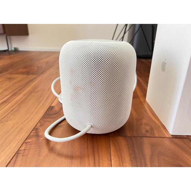 Apple(アップル)のApple HomePod ホワイト　動作確認済み スマホ/家電/カメラのオーディオ機器(スピーカー)の商品写真