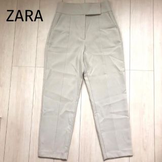 ザラ(ZARA)のZARA ザラ  ハイウエストテーパードパンツ (クロップドパンツ)