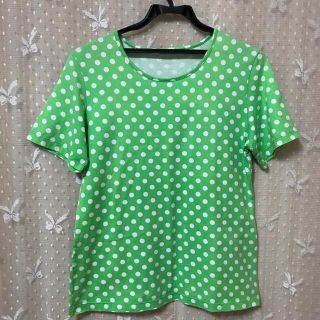 マリメッコ(marimekko)のマリメッコ　水玉Tシャツ　Lサイズ(Tシャツ(半袖/袖なし))