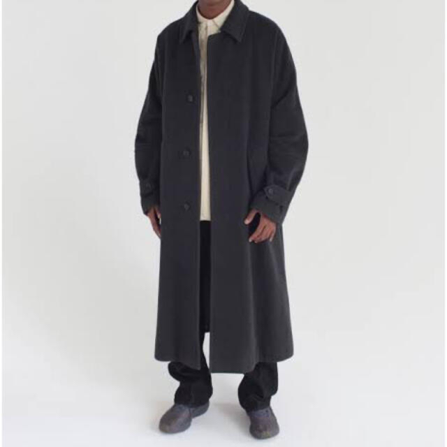 AURALEE  Cashmere Wool Mosser Big Coat