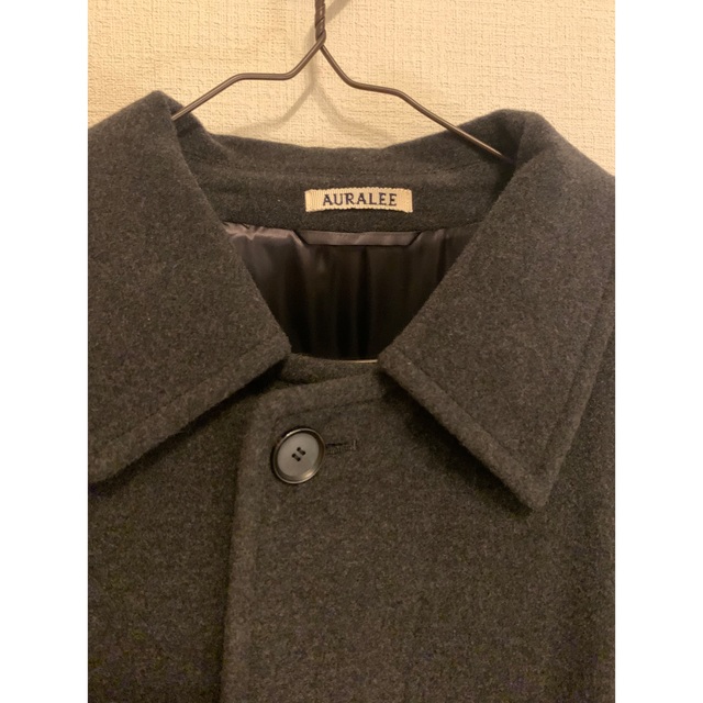 AURALEE(オーラリー)のAURALEE  Cashmere Wool Mosser Big Coat メンズのジャケット/アウター(ステンカラーコート)の商品写真