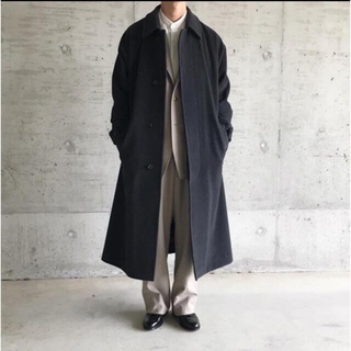 AURALEE CASHMERE WOOL MOSSER BIG COAT