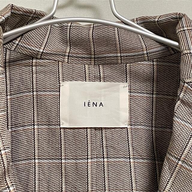 IENA(イエナ)のイエナ　テラードチェックジャケット レディースのジャケット/アウター(テーラードジャケット)の商品写真