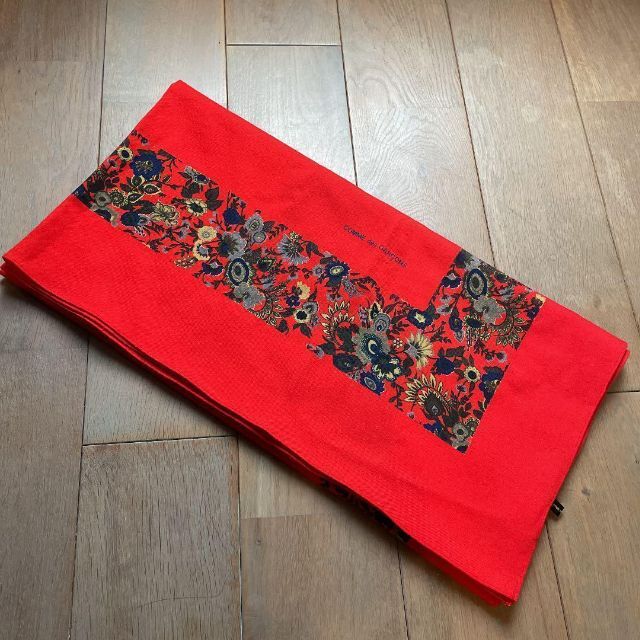 激レア コムデギャルソン commedesGARCONS 花柄ストール マフラー