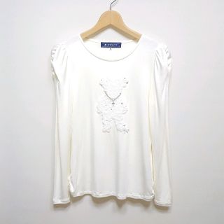 エムズグレイシー(M'S GRACY)の★日本製 M'S GRACY ベアー ラインストーン カットソー ロンT(Tシャツ(長袖/七分))