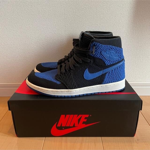 ロイヤルAIR JORDAN 1 RETRO HIGH FLYKNIT ROYAL - スニーカー