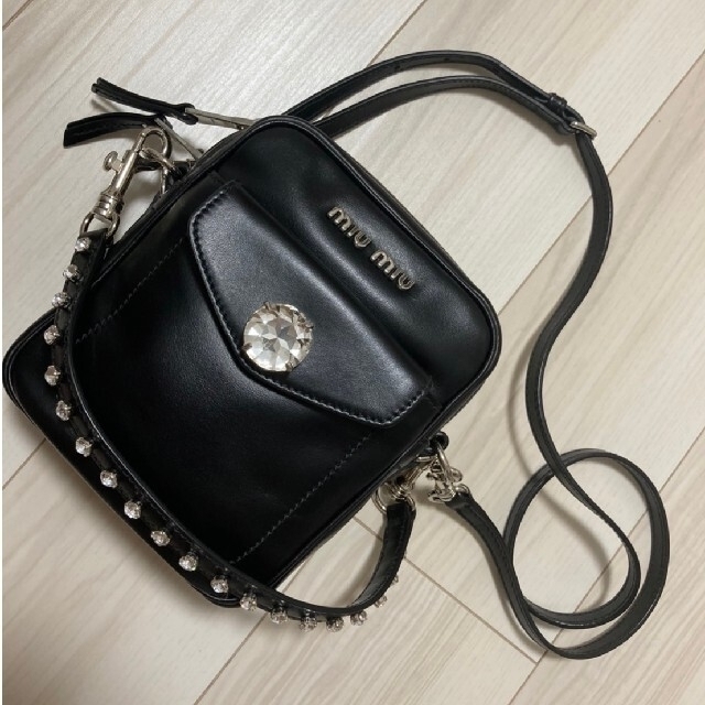 miumiu ハンドバッグ 2way ブラック