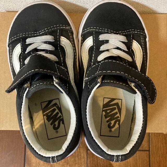 VANS(ヴァンズ)のVANS 子供 スニーカー ブラック 15cm キッズ/ベビー/マタニティのキッズ靴/シューズ(15cm~)(スニーカー)の商品写真