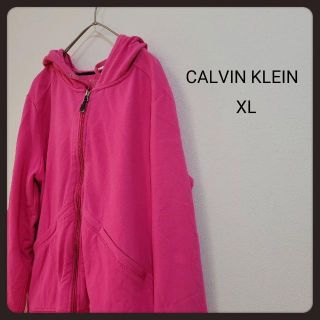 カルバンクライン(Calvin Klein)の【カルバンクライン】レディースパーカー　XL　CALVIN KLEIN(パーカー)