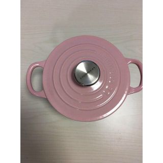 ルクルーゼ(LE CREUSET)のさくら様専用　ルクリーゼ　ココットロンド　14cm ピンク(鍋/フライパン)