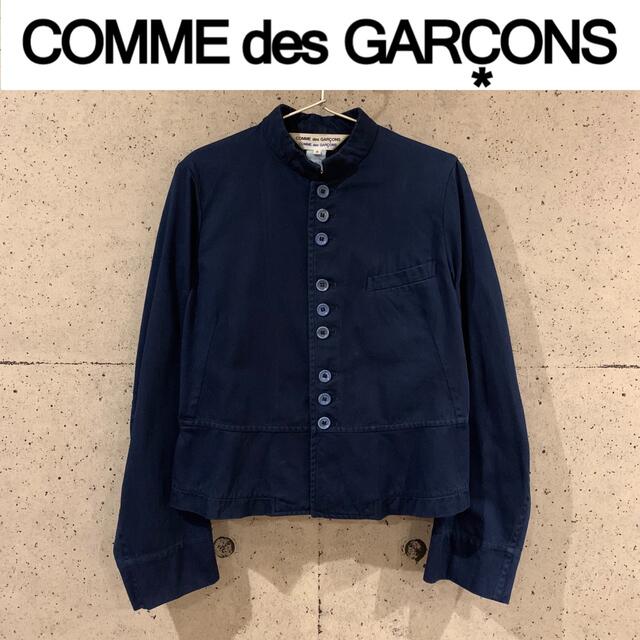 ★COMME des GARCONS★ ジャケット チャイナシャツ ネイビー
