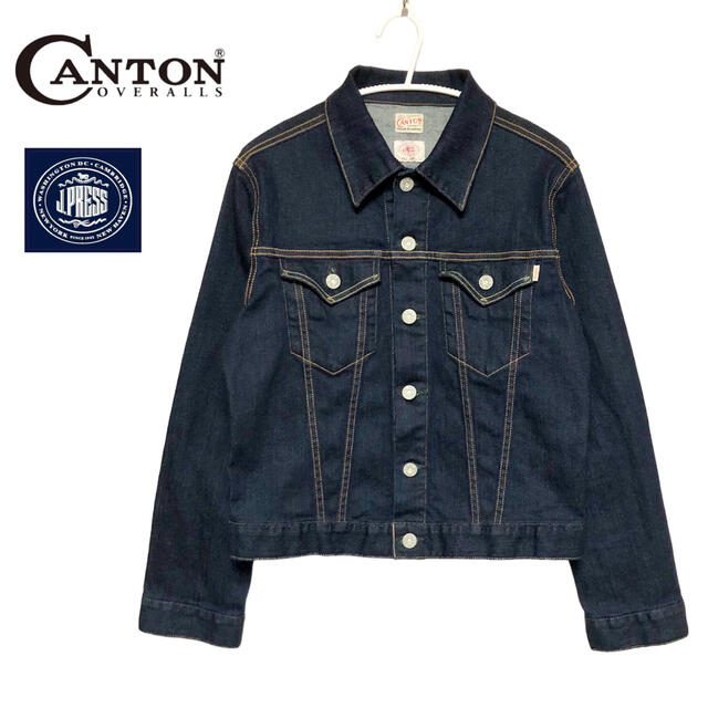 Canton(キャントン)のCANTON × J.PRESS【美品】トラッカージャケット レディースのジャケット/アウター(Gジャン/デニムジャケット)の商品写真