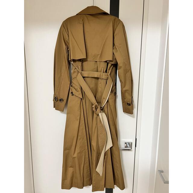 Herlipto Gaba Ruffled cottonTrenchCoat