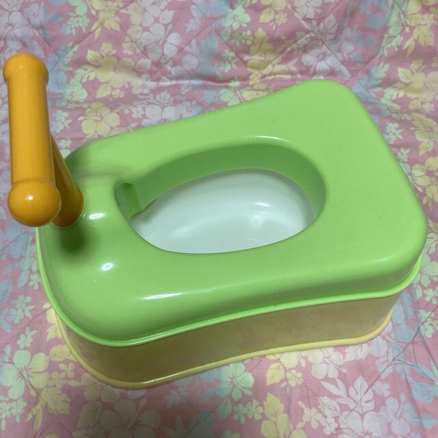 西松屋 3way おまる  おまる トイレの便座 踏み台  キッズ/ベビー/マタニティのおむつ/トイレ用品(ベビーおまる)の商品写真