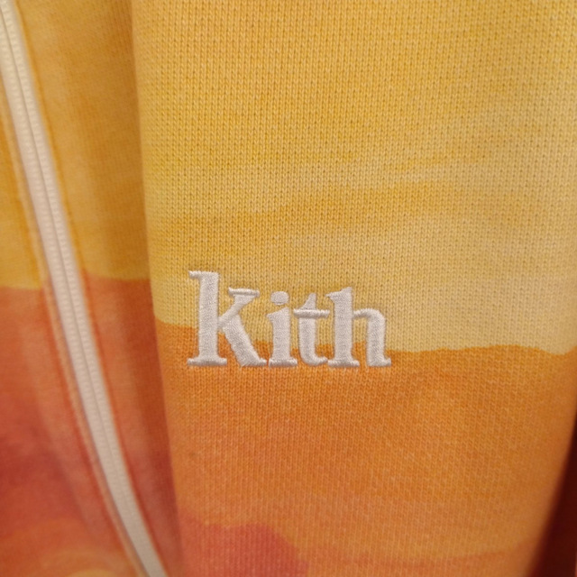 KITH(キス)のKITH キス 21AW Windsor Track Jacket 総柄 ジップアップジャケット オレンジ 22-011-060-0000-1-0 メンズのジャケット/アウター(フライトジャケット)の商品写真