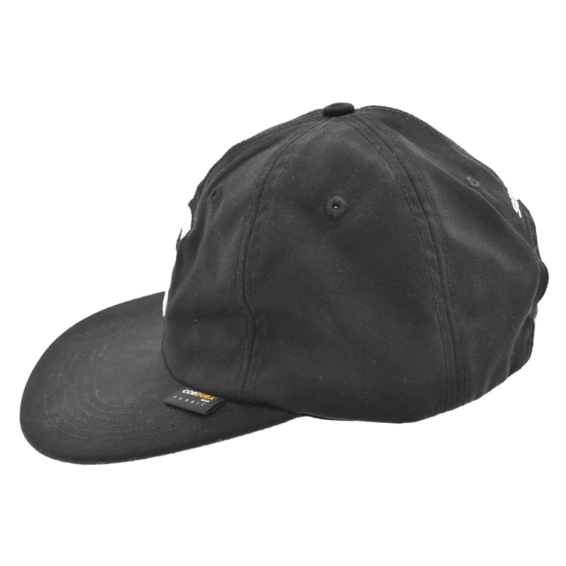 ‐備考SUPREME シュプリーム 18AW Cordura S Logo 6-Panel Cap コーデュラ Sロゴ 6パネル キャップ 刺繍ロゴ 帽子 ブラック