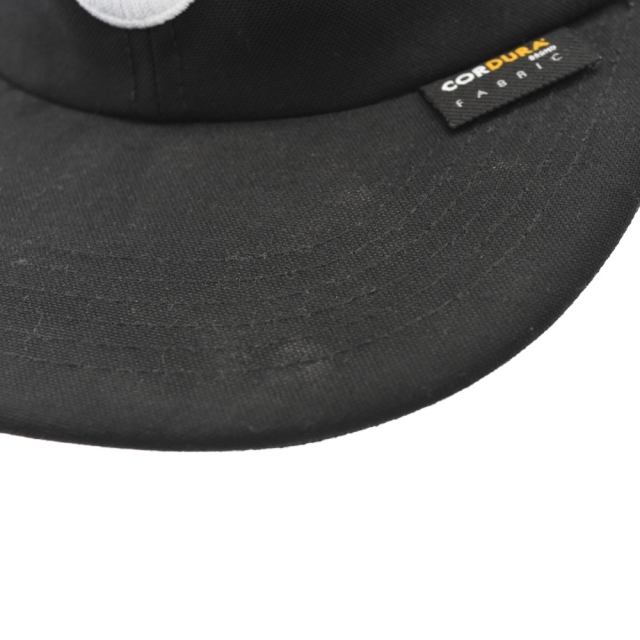 ‐備考SUPREME シュプリーム 18AW Cordura S Logo 6-Panel Cap コーデュラ Sロゴ 6パネル キャップ 刺繍ロゴ 帽子 ブラック