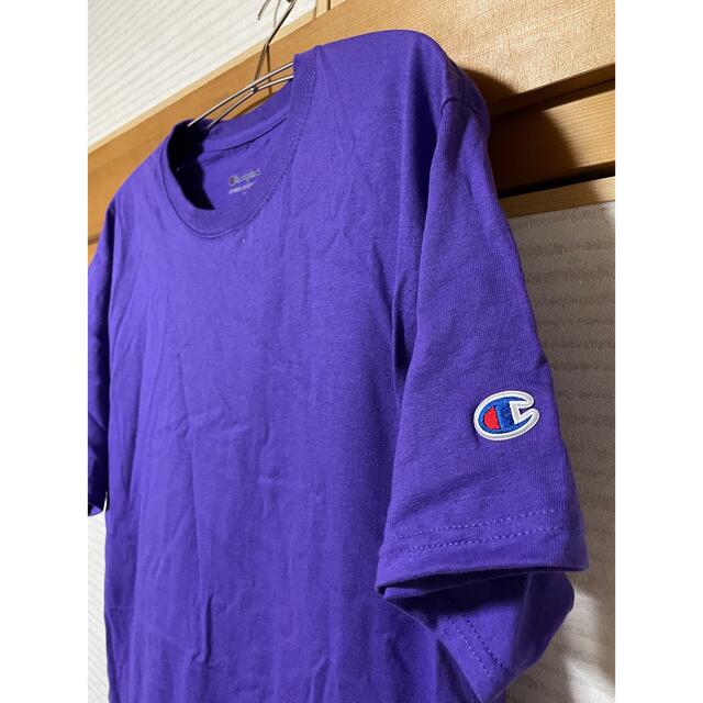 Champion(チャンピオン)の試着のみ　Champion チャンピオン Tシャツ　M パープル メンズのトップス(Tシャツ/カットソー(半袖/袖なし))の商品写真