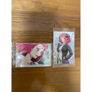 バンダイ(BANDAI)の映画　五等分の花嫁　ウエハース　キャラクターカード　二乃　2種(カード)