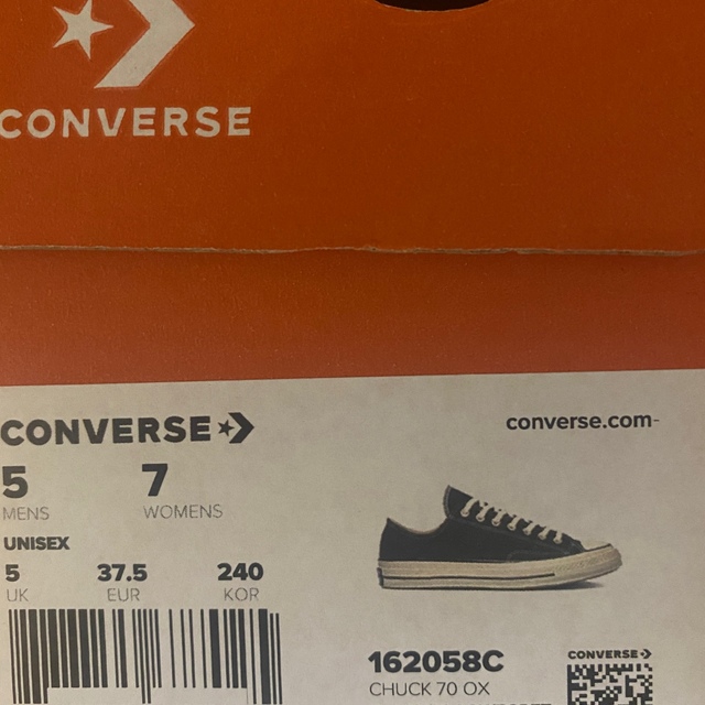 CONVERSE(コンバース)のチャックテイラー　コンバース　CT70 converse 24.0cm ブラック レディースの靴/シューズ(スニーカー)の商品写真