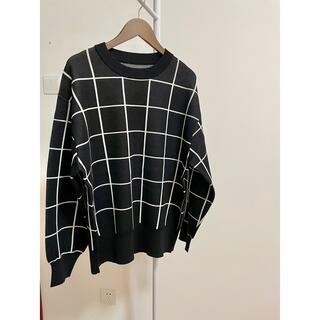 HYKE - HYKE2022年新作新品☆チェックPLAID JACQUARD SWEATERの通販 by