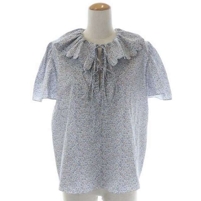 ホラーヴァキュイ ROSALIE BLOUSE ブラウス シャツ 花柄 五分袖