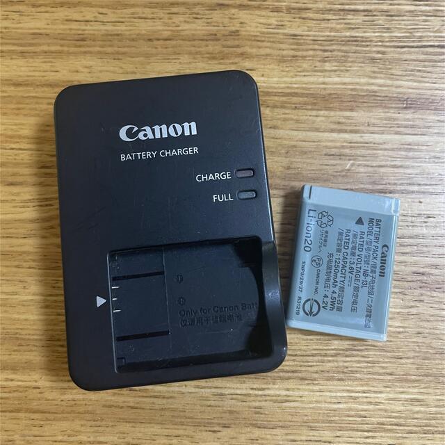 Canon(キヤノン)のCanonデジカメ充電器 スマホ/家電/カメラのカメラ(コンパクトデジタルカメラ)の商品写真