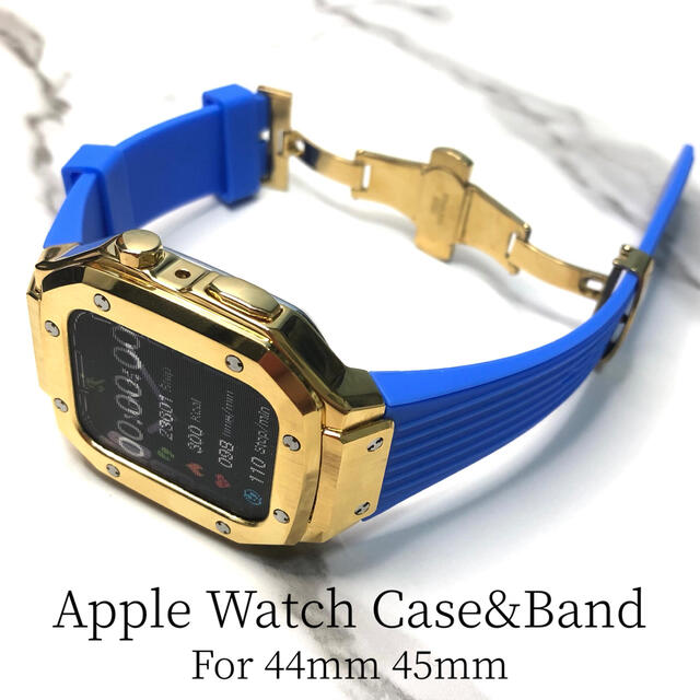 GB★アップルウォッチ　ラバーベルト カバー　Apple Watchバンド