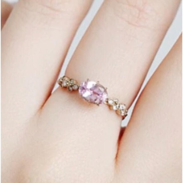 正規品質保証】 10/18まで アベリ♡チェーンリング ピンクトパーズ 正規品質保証】 10/18まで アベリ♡チェーンリング ピンクトパーズ