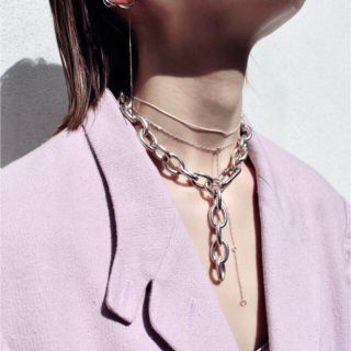 ソワリー(Soierie)のSoierie　Clip large necklace ソワリー　ネックレス(ネックレス)