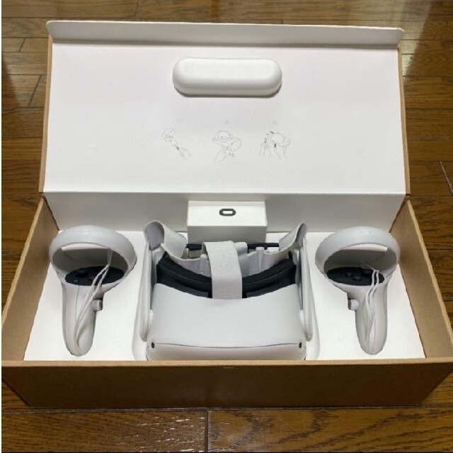 oculus(meta) quest 2 64GB　ケーブル等つけます！ エンタメ/ホビーのゲームソフト/ゲーム機本体(その他)の商品写真